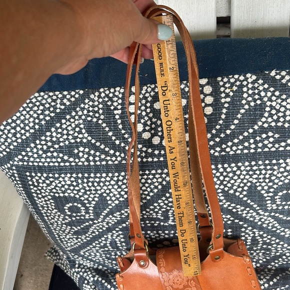 NWOT Hand Tooled Leather Bag - Picture 11 of 11